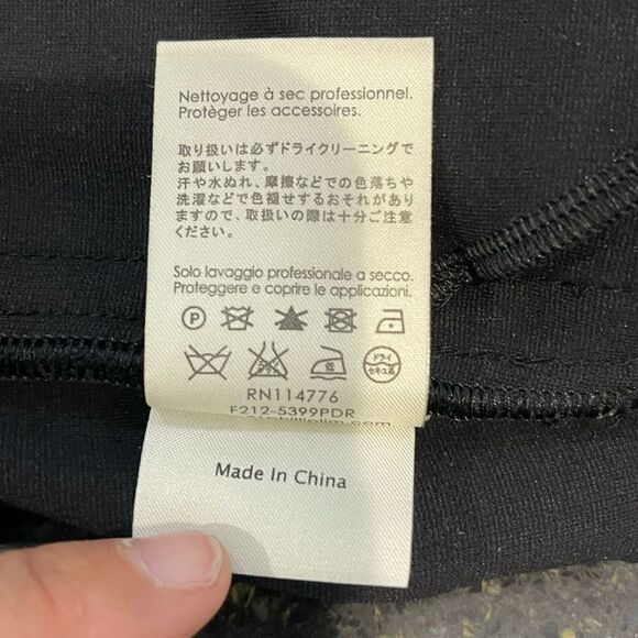 3.1 Philip Lim Black Ponte Knit Pants - Picture 5 of 5